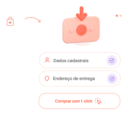 Compre com 1-click e sem cadastro